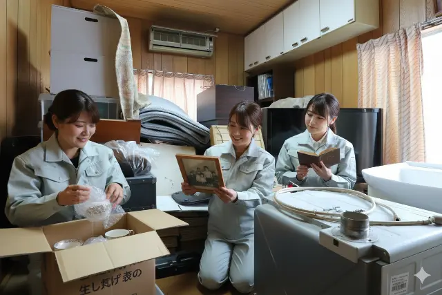 専門スタッフによるゴミ屋敷作業